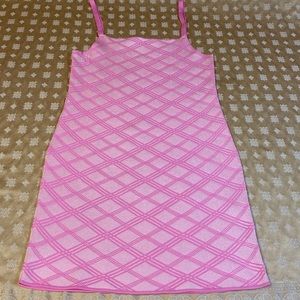 GORGEOUS Zara Pink/Peach Bodycon Dress in Medium. Worn 2x!